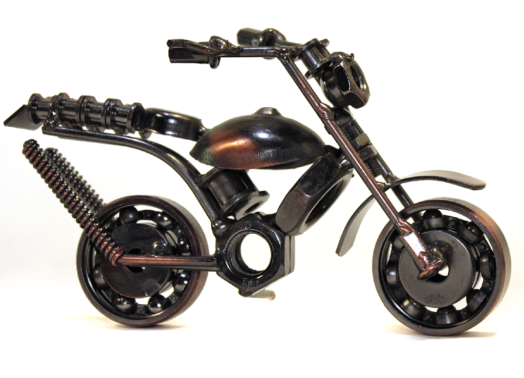 Сувенирная модель Мотоцикл ручной работы МРС026 - фото 1 - rockbunker.ru