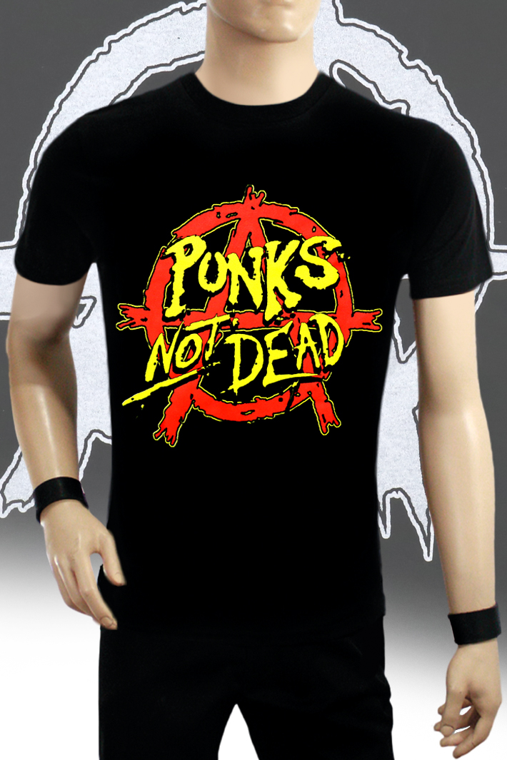 Футболка RockMerch Punks not Dead - фото 1 - rockbunker.ru