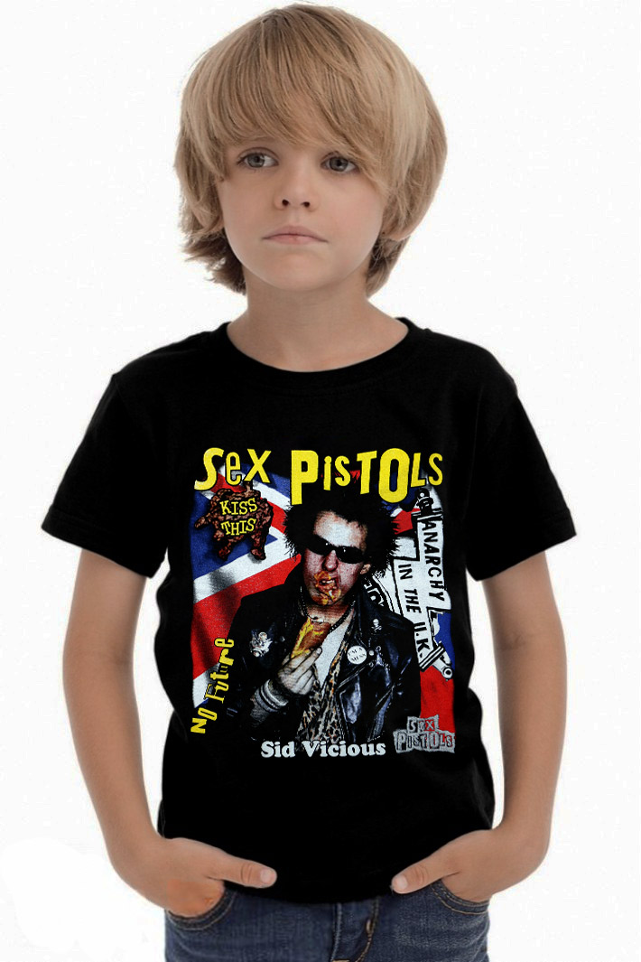 Футболка детская Sex Pistols Sid Vicious DRX063 купить в  