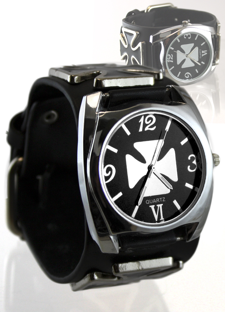 Часы наручные Шварцкройц с овальным циферблатом - фото 1 - rockbunker.ru