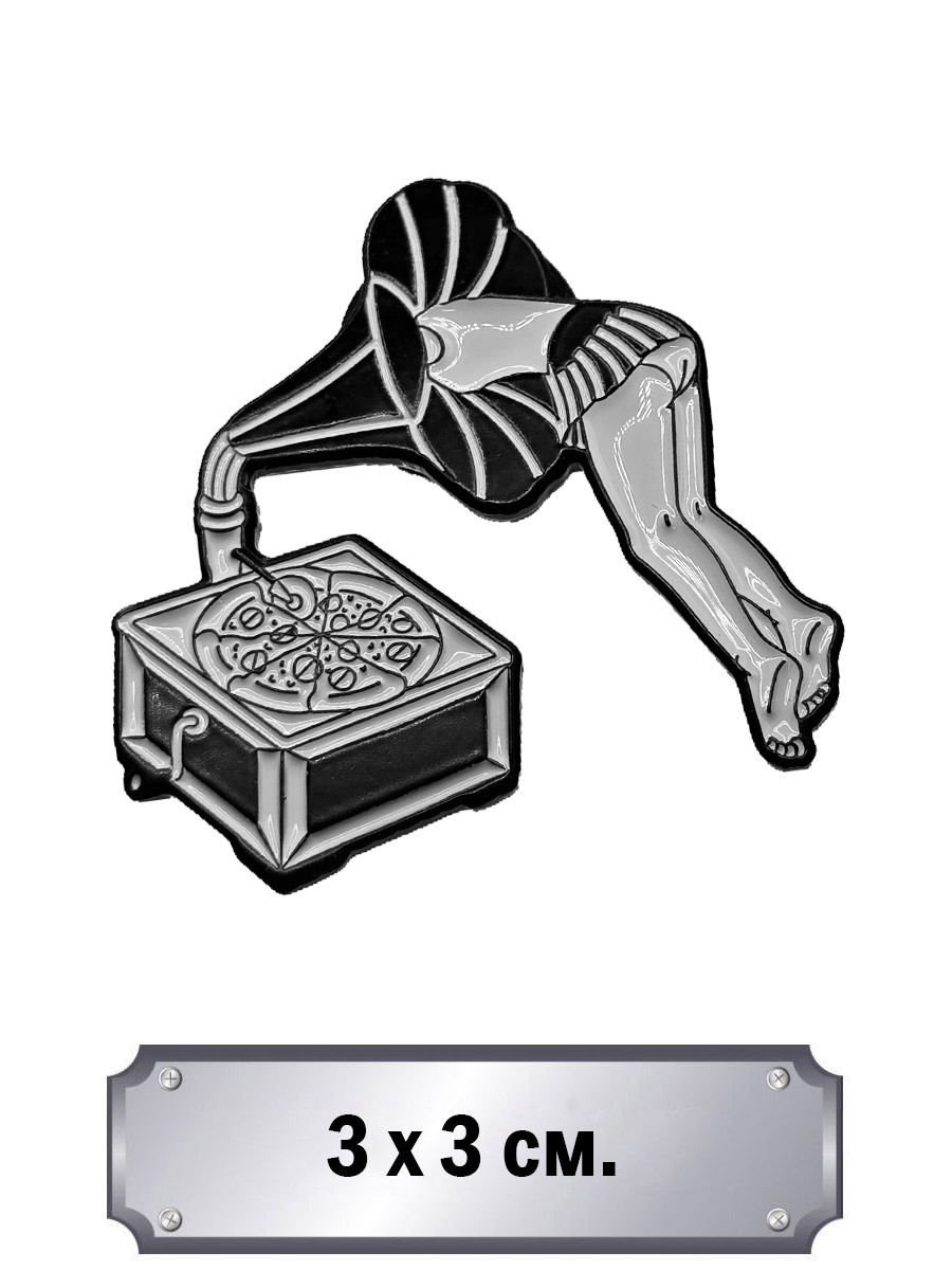 Значок Патефон - фото 1 - rockbunker.ru