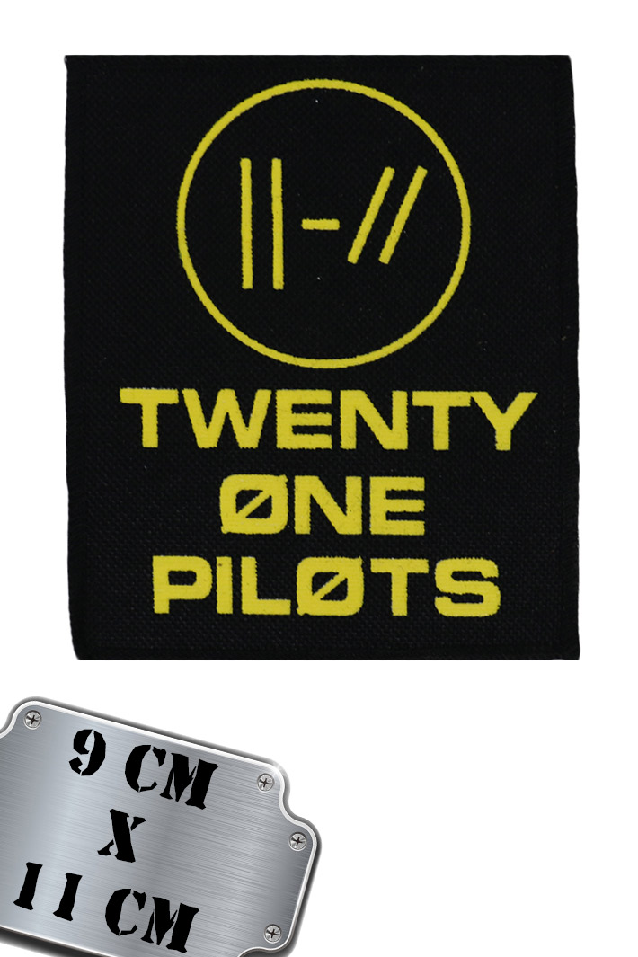 Нашивка Twenty One Pilots - фото 1 - rockbunker.ru