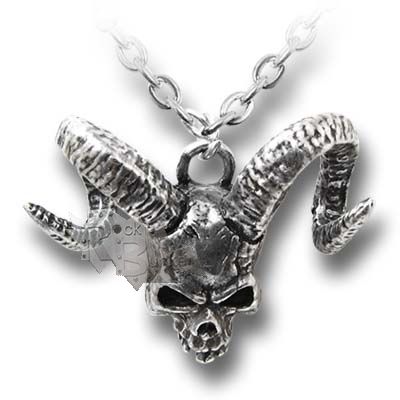 Кулон Alchemy Gothic P620 Skull of Azrael - фото 1 - rockbunker.ru