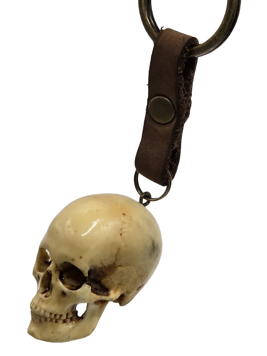 Брелок Женский Череп - фото 2 - rockbunker.ru