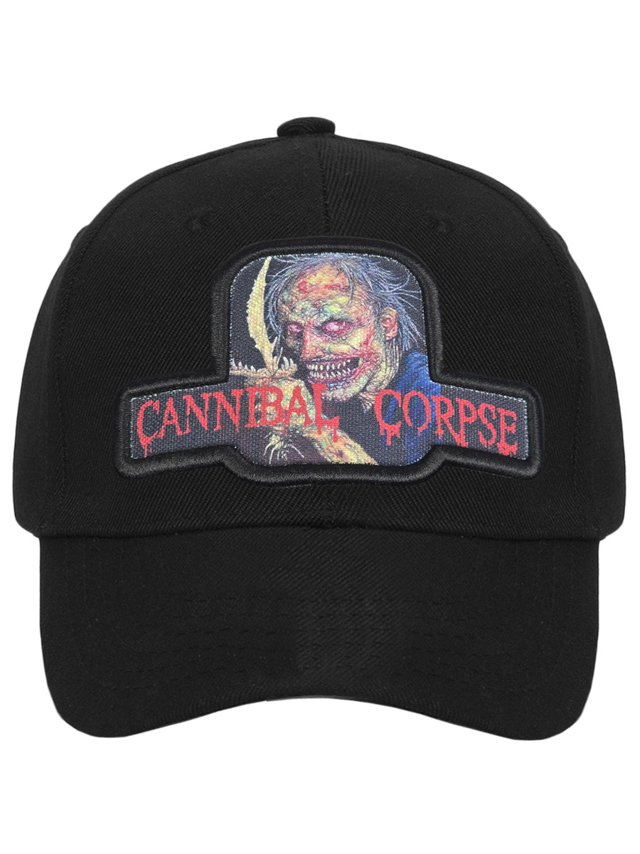 Бейсболка RockMerch с нашивкой Cannibal Corpse - фото 3 - rockbunker.ru