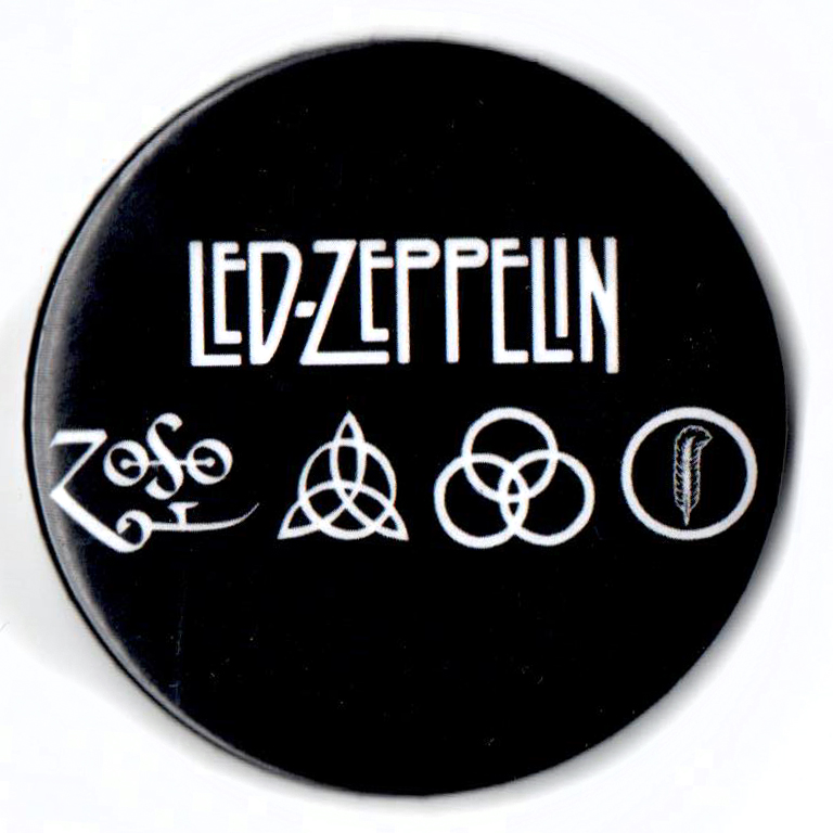 Магнит RockMerch Led Zeppelin - фото 1 - rockbunker.ru