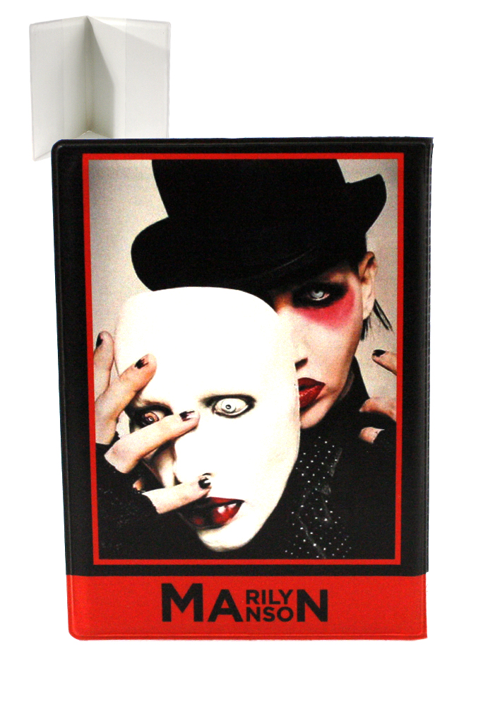 Обложка на паспорт RockMerch Marilyn Manson - фото 2 - rockbunker.ru