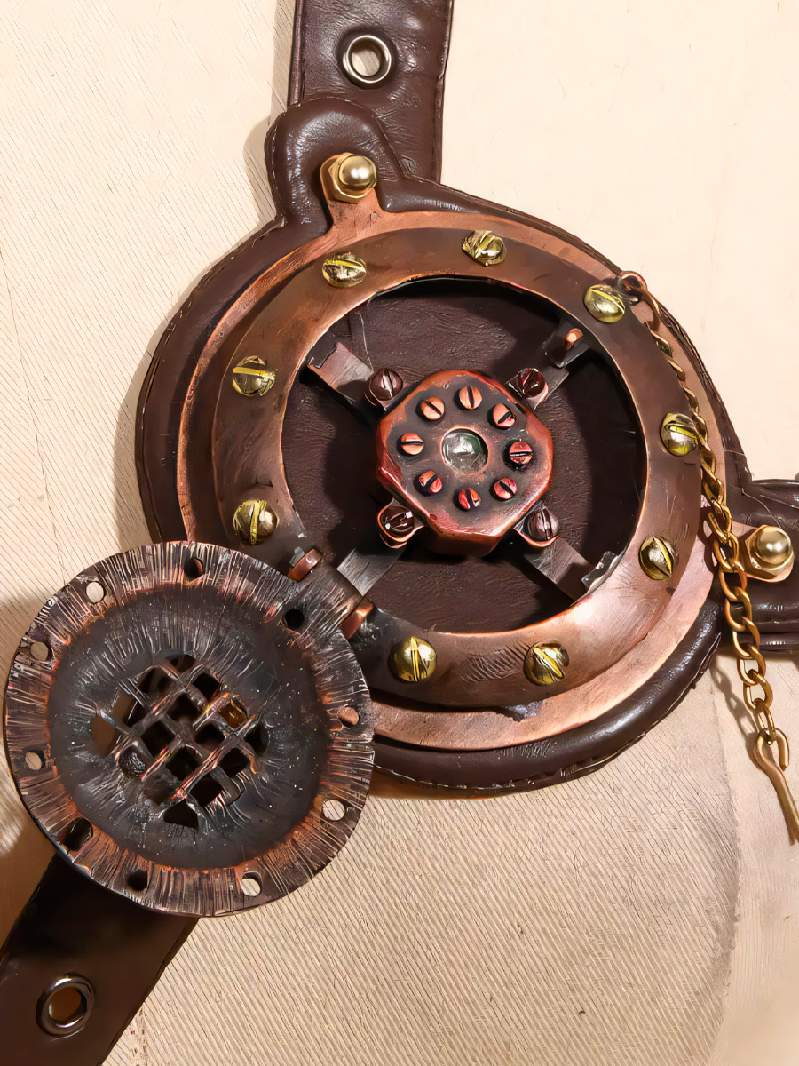 Ремень Стимпанк Универсальный. Шлюз - фото 2 - rockbunker.ru