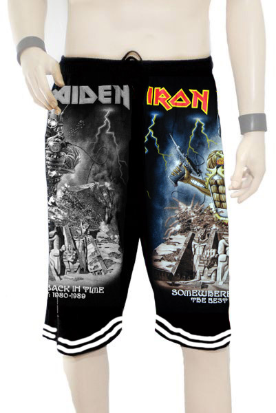 Шорты Iron Maiden - фото 1 - rockbunker.ru
