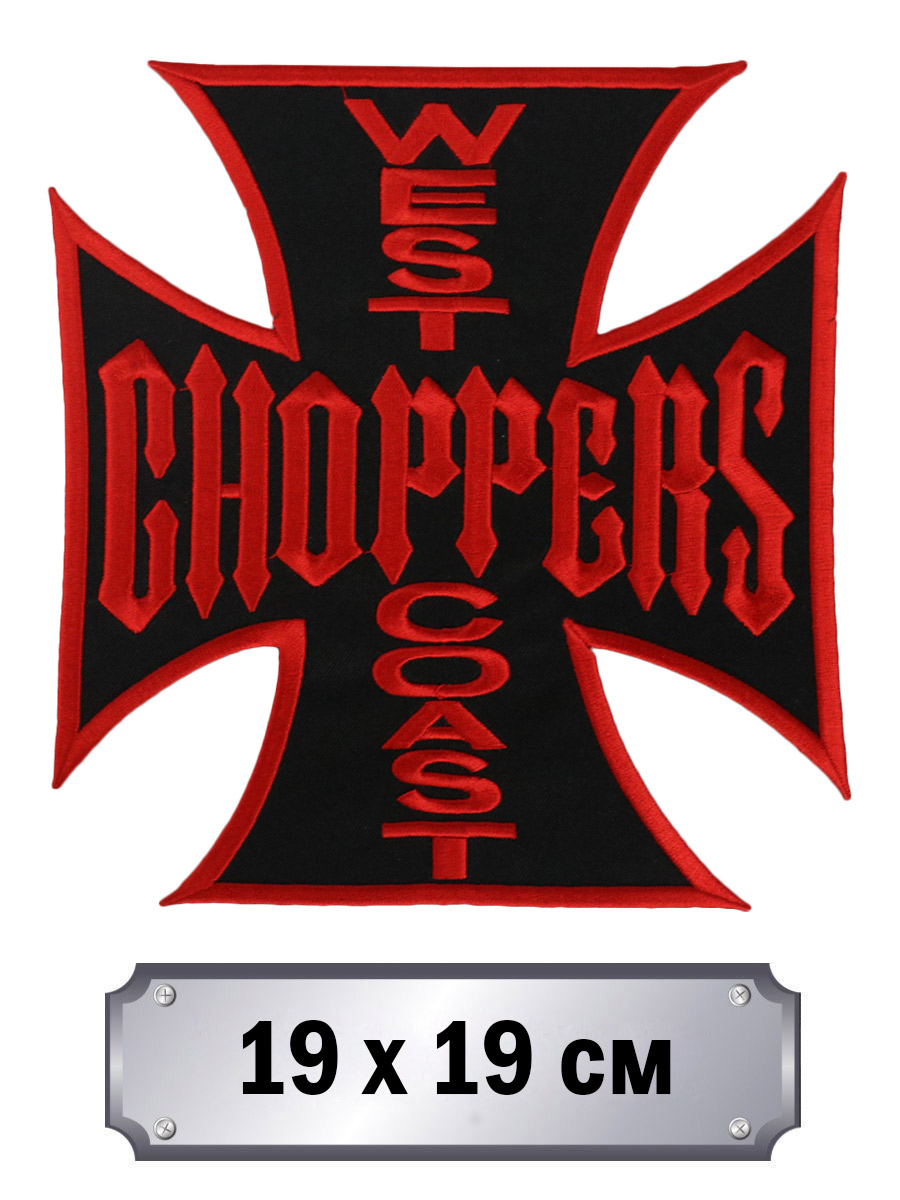 Термонашивка на спину West Coast Choppers - фото 2 - rockbunker.ru