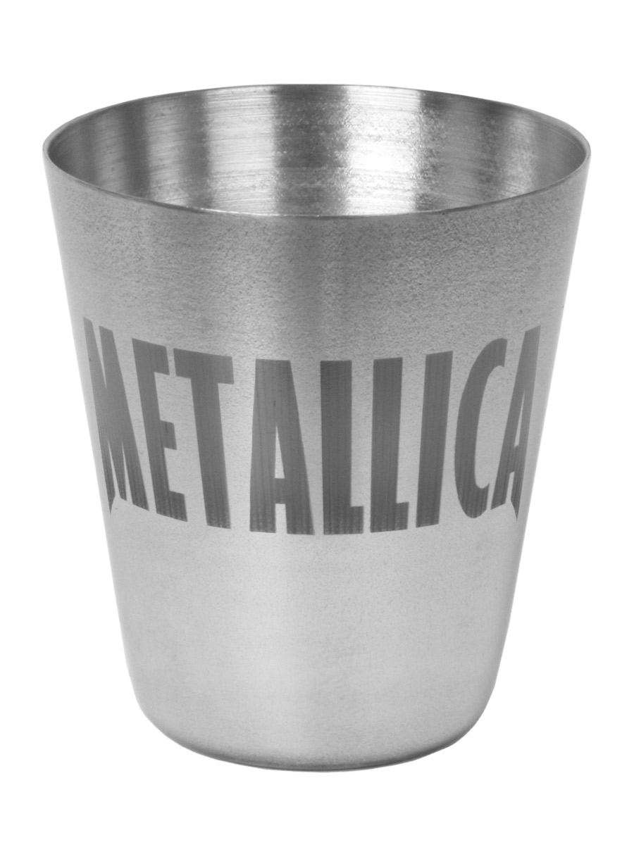 Набор стопок походный RockMerch Metallica - фото 4 - rockbunker.ru