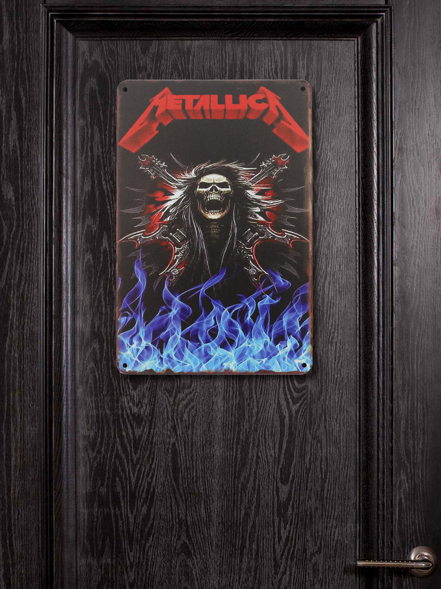 Табличка Metallica - фото 3 - rockbunker.ru