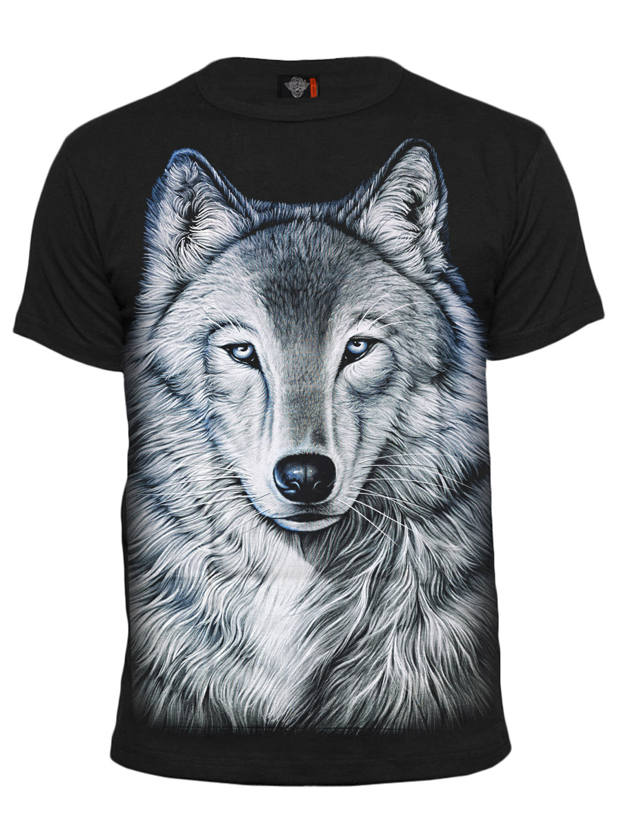 Футболка Rock Eagle Серый Волк - фото 1 - rockbunker.ru