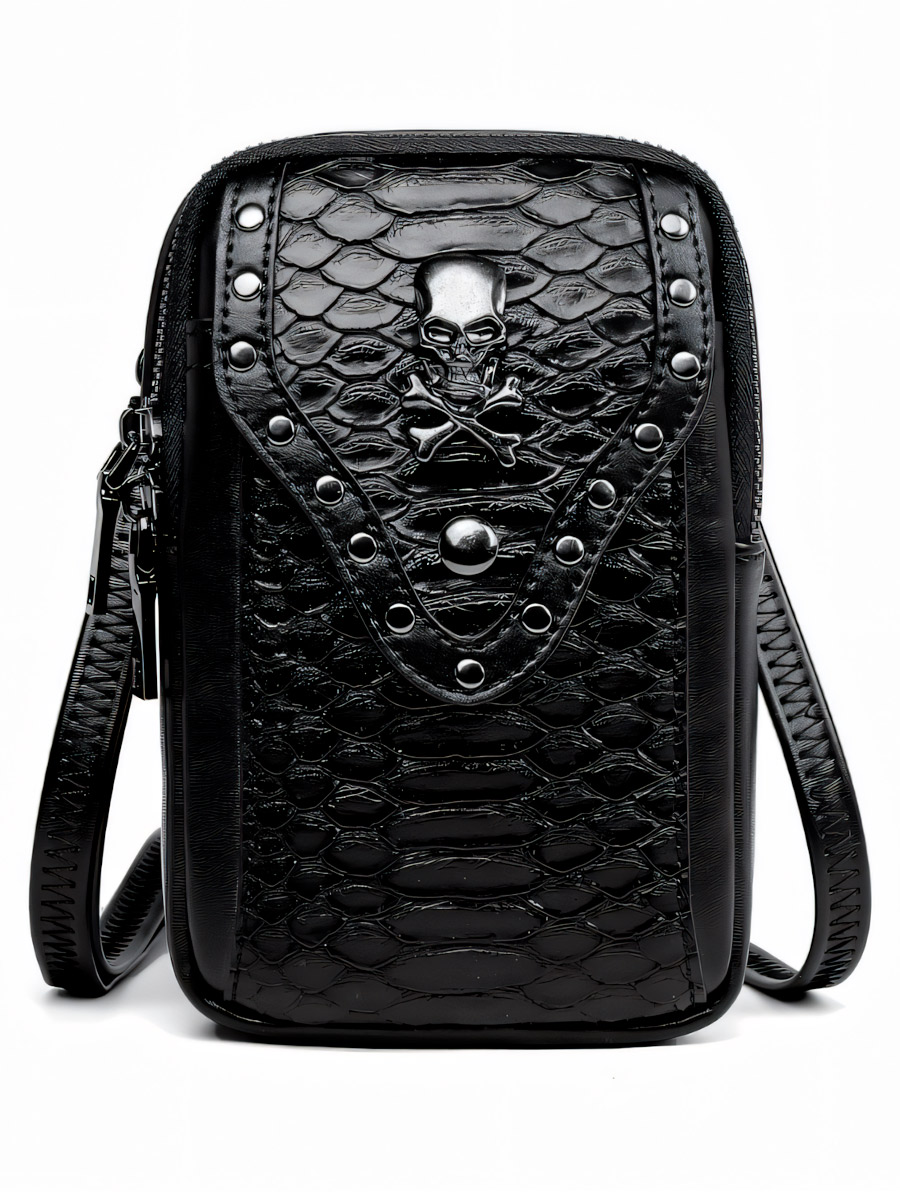 Сумка Стимпанк Череп  - фото 2 - rockbunker.ru