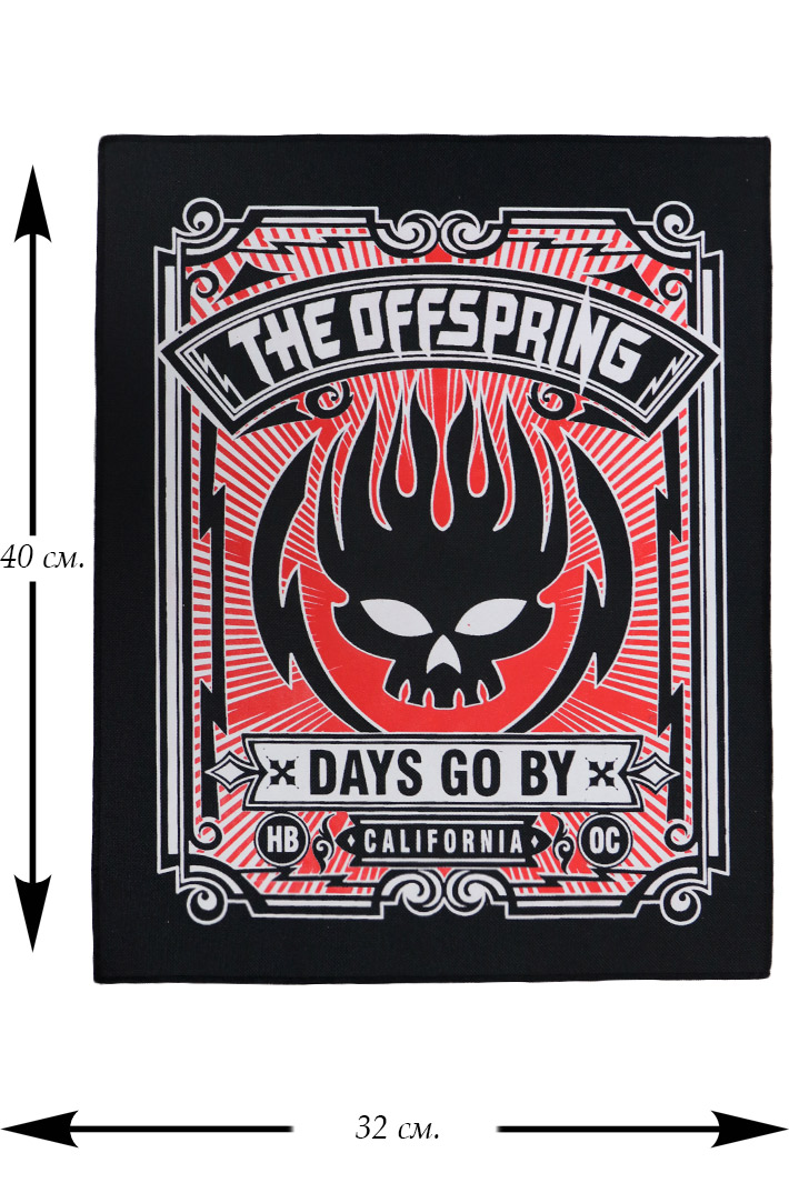 Нашивка The Offspring - фото 1 - rockbunker.ru