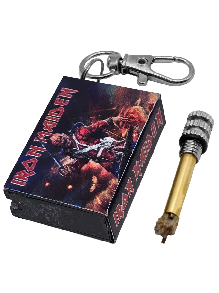 Зажигалка Вечная Спичка Iron Maiden  - фото 2 - rockbunker.ru