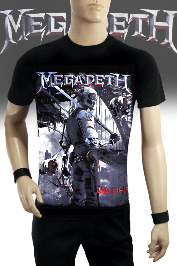 Футболка Megadeth Dystopia - фото 1 - rockbunker.ru