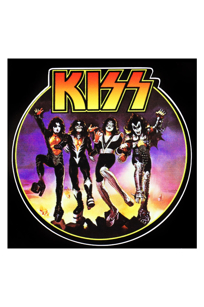 Наклейка-стикер Rock Merch Kiss - фото 1 - rockbunker.ru