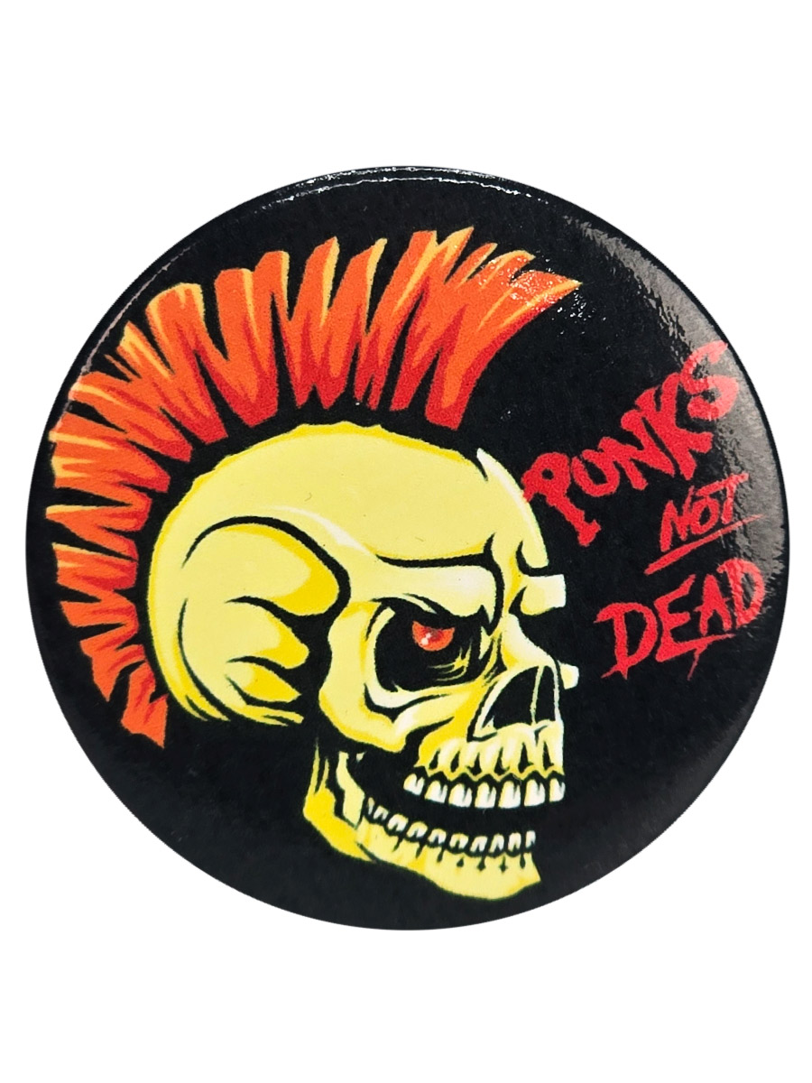 Значок Punks Not Dead - фото 1 - rockbunker.ru