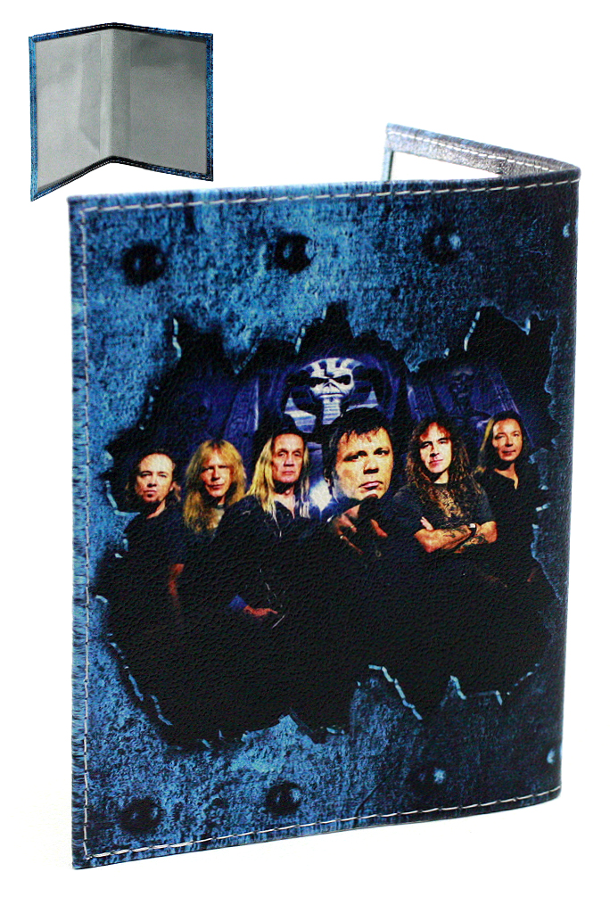 Обложка на паспорт RockMerch Iron Maiden - фото 2 - rockbunker.ru