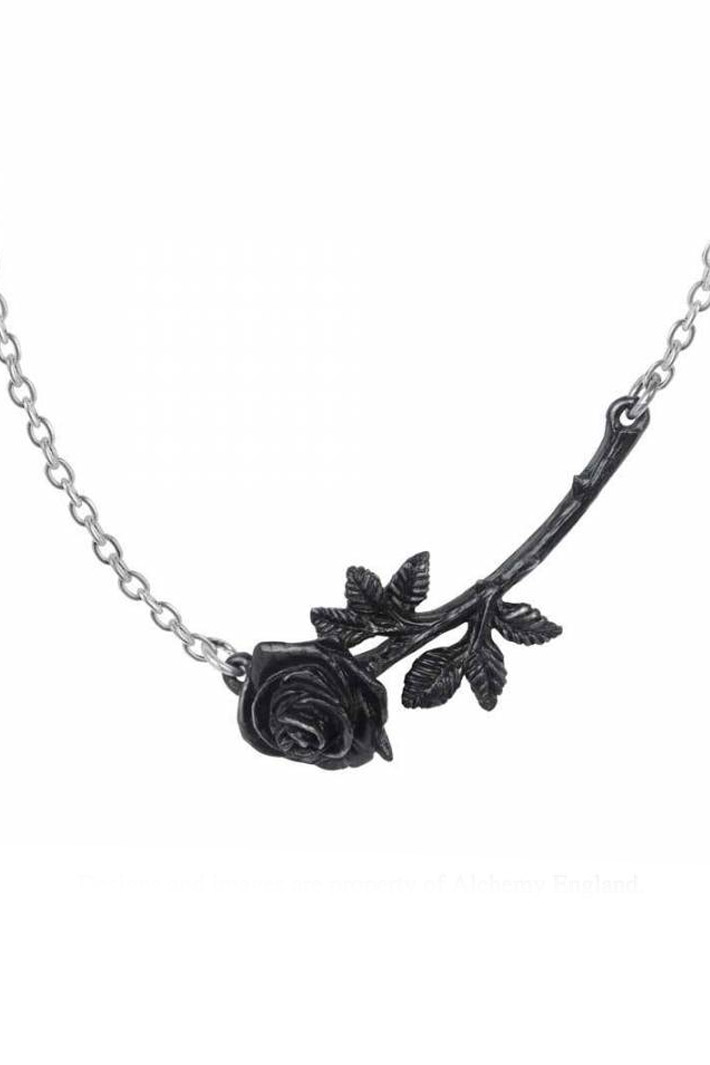 Кулон Alchemy Gothic P913 Black Rose Enigma - фото 1 - rockbunker.ru