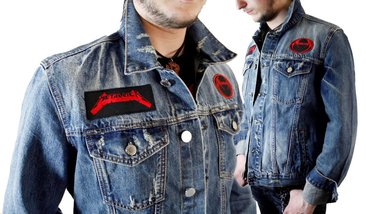 Куртка джинсовая с нашивками Metallica-Metallica-Possessed - фото 2 - rockbunker.ru