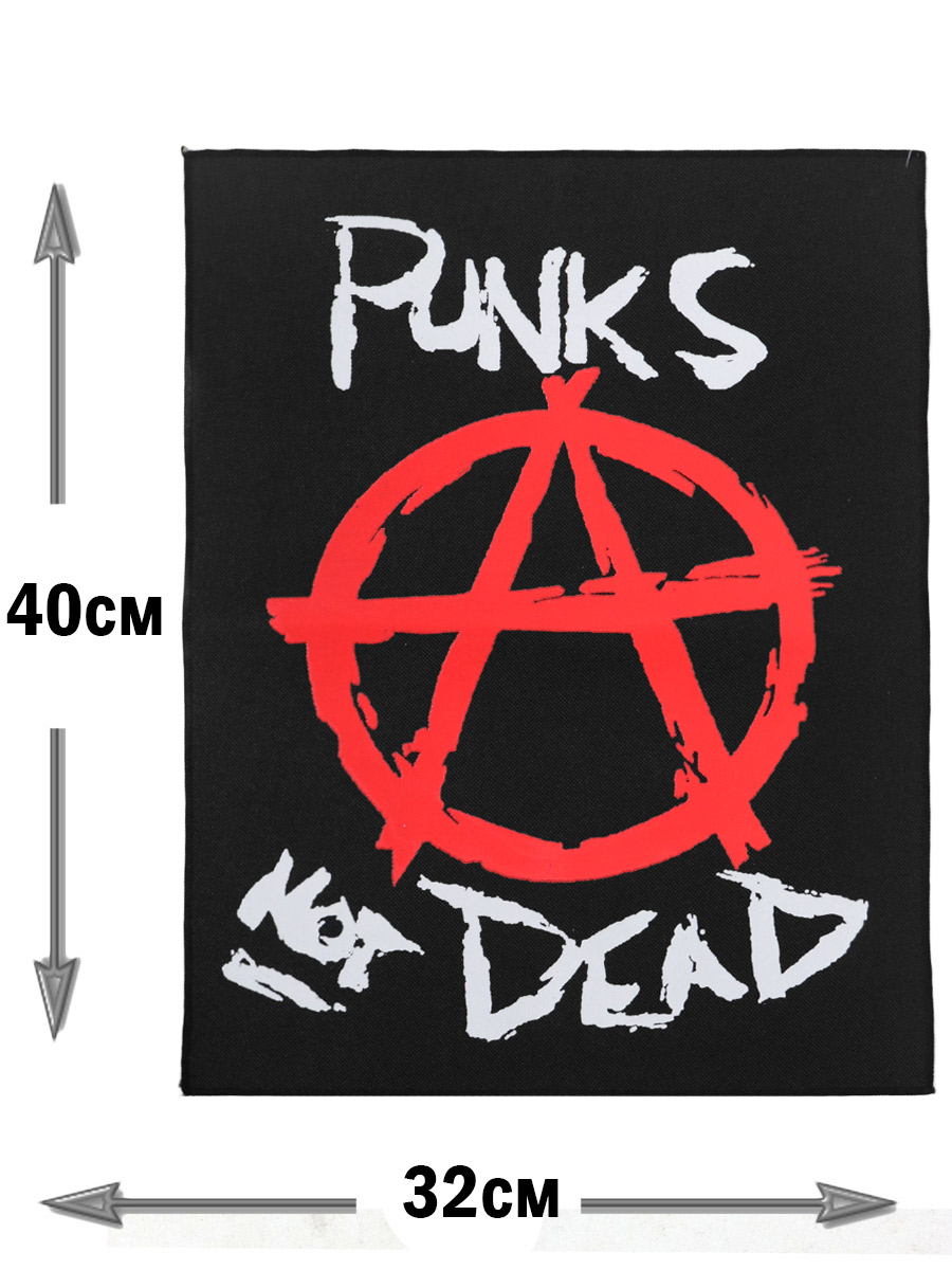 Нашивка Punks Not Dead - фото 4 - rockbunker.ru