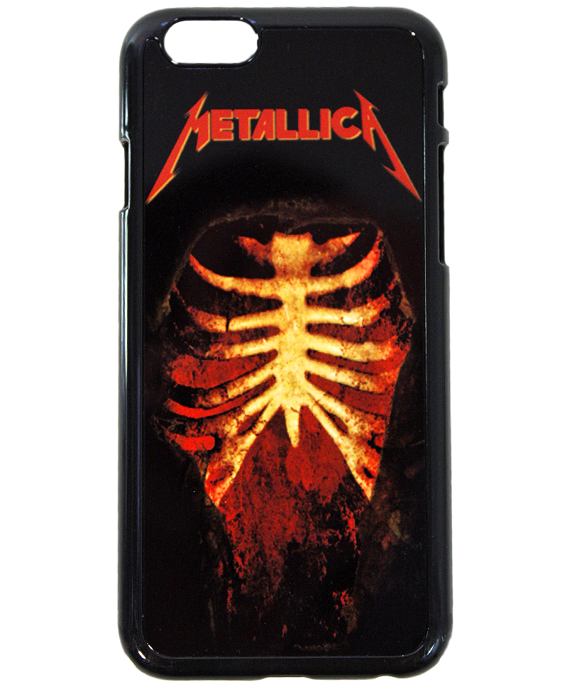 Чехол RockMerch для Apple iPhone Metallica - фото 1 - rockbunker.ru