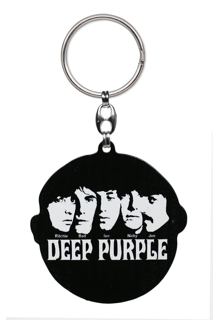 Брелок Deep Purple - фото 1 - rockbunker.ru