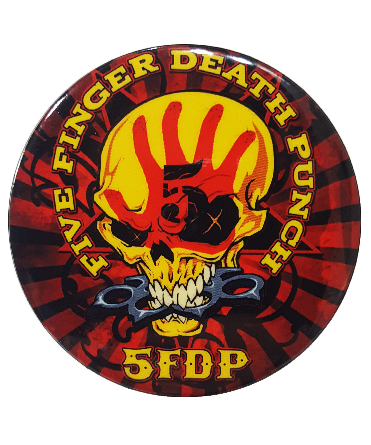 Значок RockMerch 5 Finger Death Punch - фото 1 - rockbunker.ru