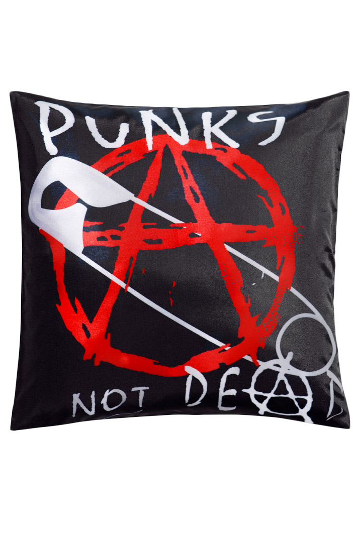 Подушка Punk Not Dead - фото 1 - rockbunker.ru