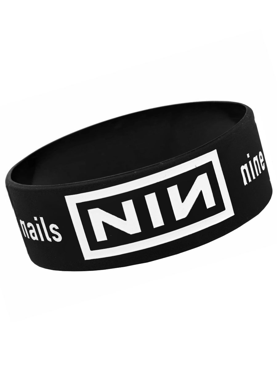 Браслет силиконовый Nine Inch Nails - фото 1 - rockbunker.ru