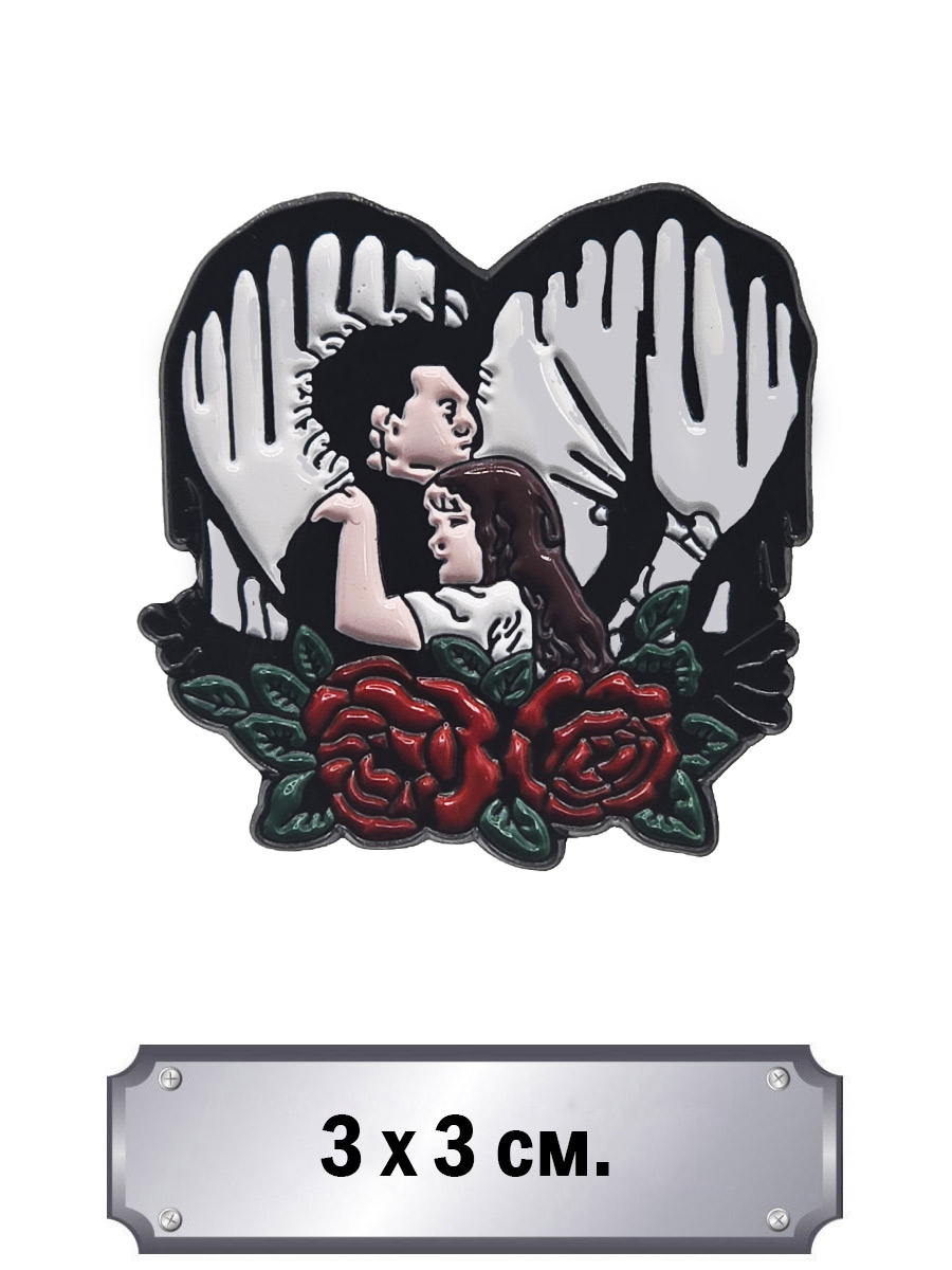 Значок Эдвард Руки-Ножницы - фото 1 - rockbunker.ru