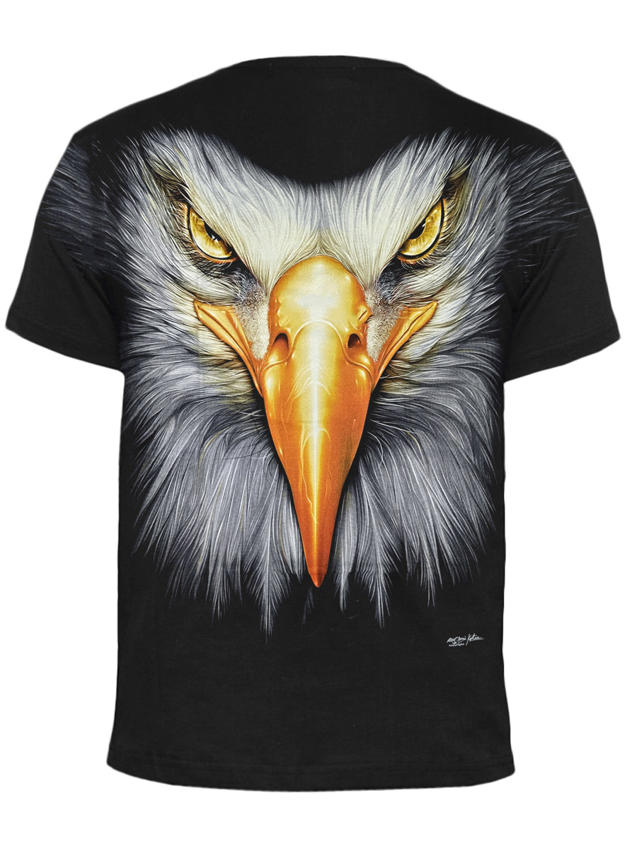 Футболка Rock Chang Eagle Face - фото 2 - rockbunker.ru