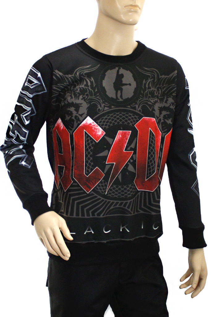 Свитшот AC DC - фото 1 - rockbunker.ru