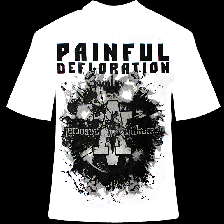 Футболка Painful Defloration Antihuman Antisocial - фото 1 - rockbunker.ru