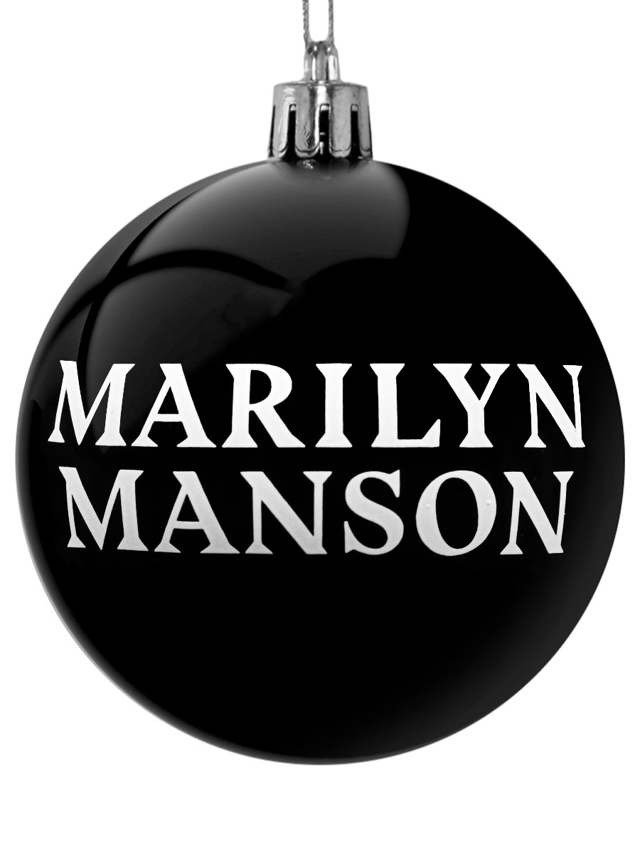 Елочный шар RockMerch Marilyn Manson - фото 1 - rockbunker.ru