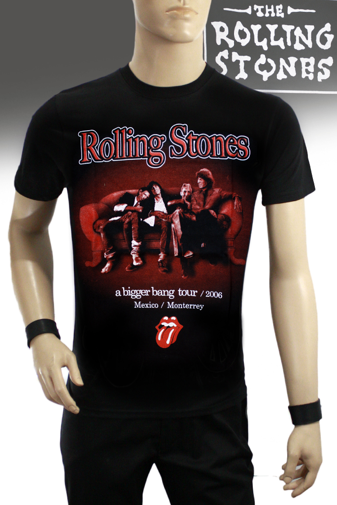 Футболка Hot Rock The Rolling Stones Bigger band tour - фото 1 - rockbunker.ru