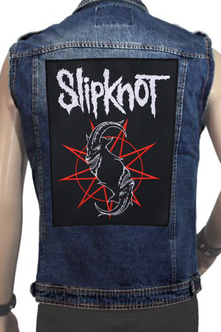 Нашивка с вышивкой Slipknot - фото 2 - rockbunker.ru