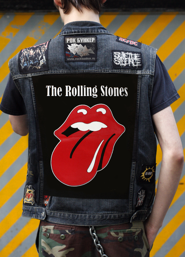 Нашивка The Rolling Stones - фото 1 - rockbunker.ru