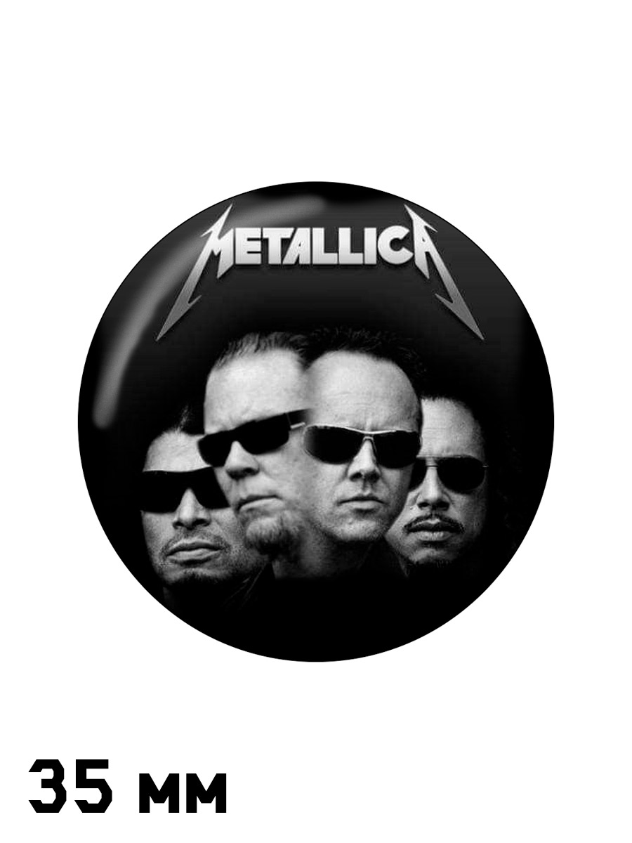 Значок RockMerch Metallica - фото 1 - rockbunker.ru