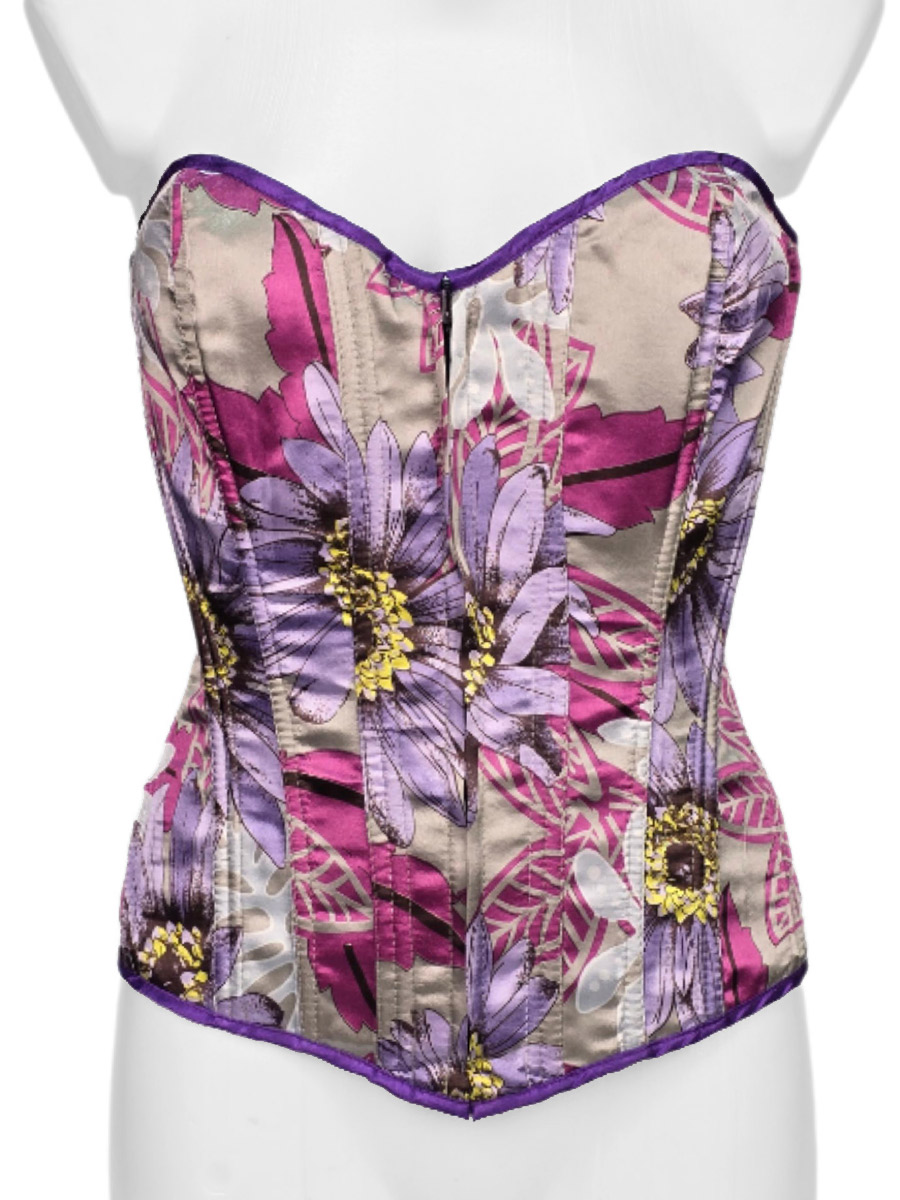 Корсет Красный с бантом - фото 1 - rockbunker.ru