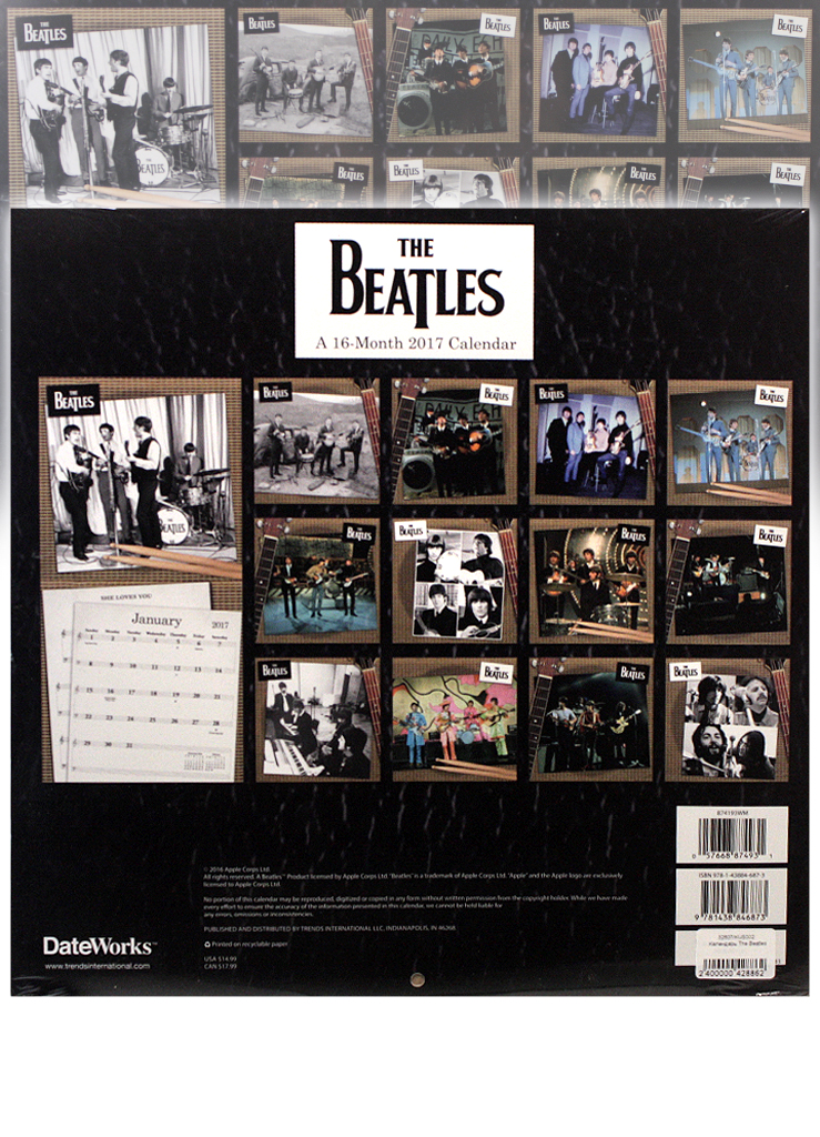 Календарь The Beatles - фото 2 - rockbunker.ru