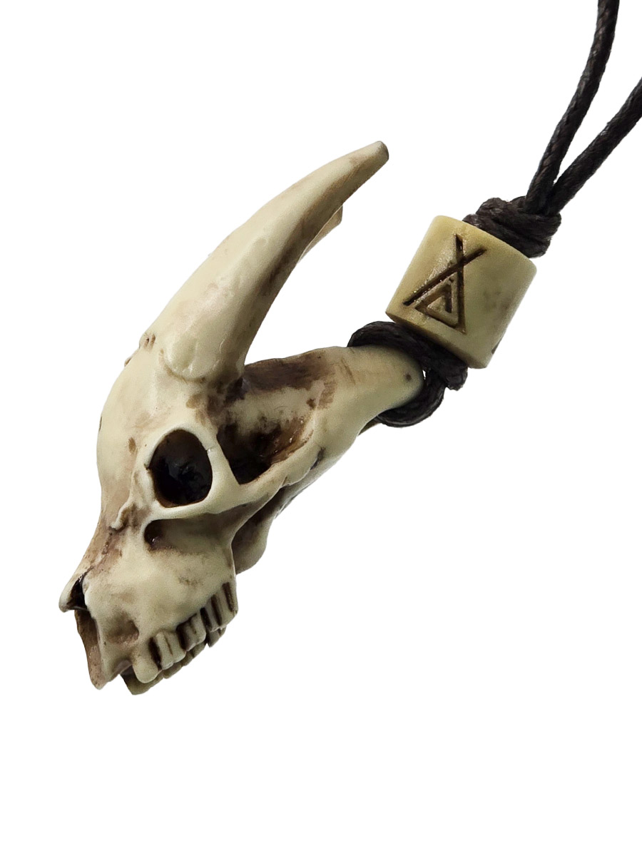 Кулон Череп Козла - фото 2 - rockbunker.ru