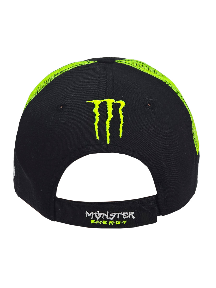 Бейсболка Monster с Сеткой Черная - фото 3 - rockbunker.ru