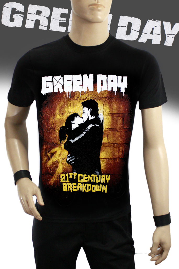 Футболка Hot Rock Green Day 21 Century Breakdown - фото 1 - rockbunker.ru