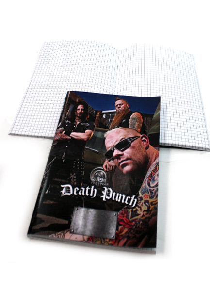 Тетрадь RockMerch 5 Finger Death Punch - фото 2 - rockbunker.ru