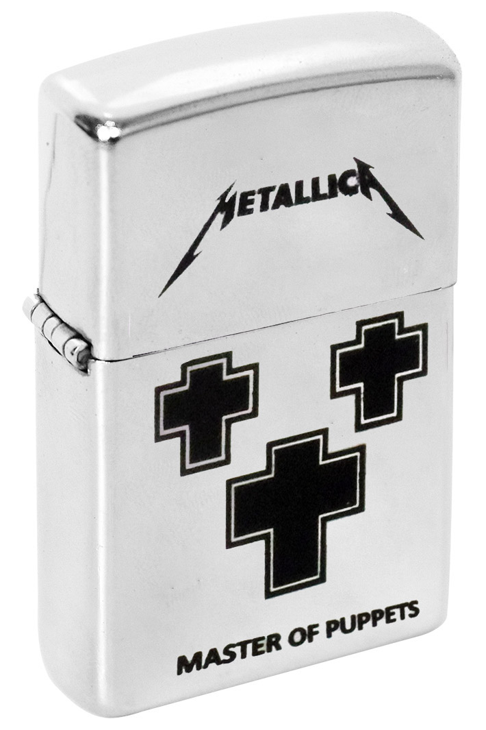 Зажигалка с гравировкой Metallica Master of Puppets - фото 1 - rockbunker.ru