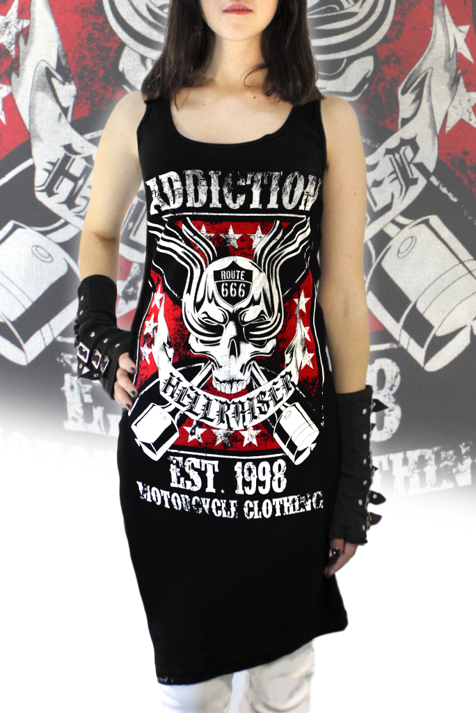 Платье Addiction Rout 666 Hellraiser - фото 1 - rockbunker.ru