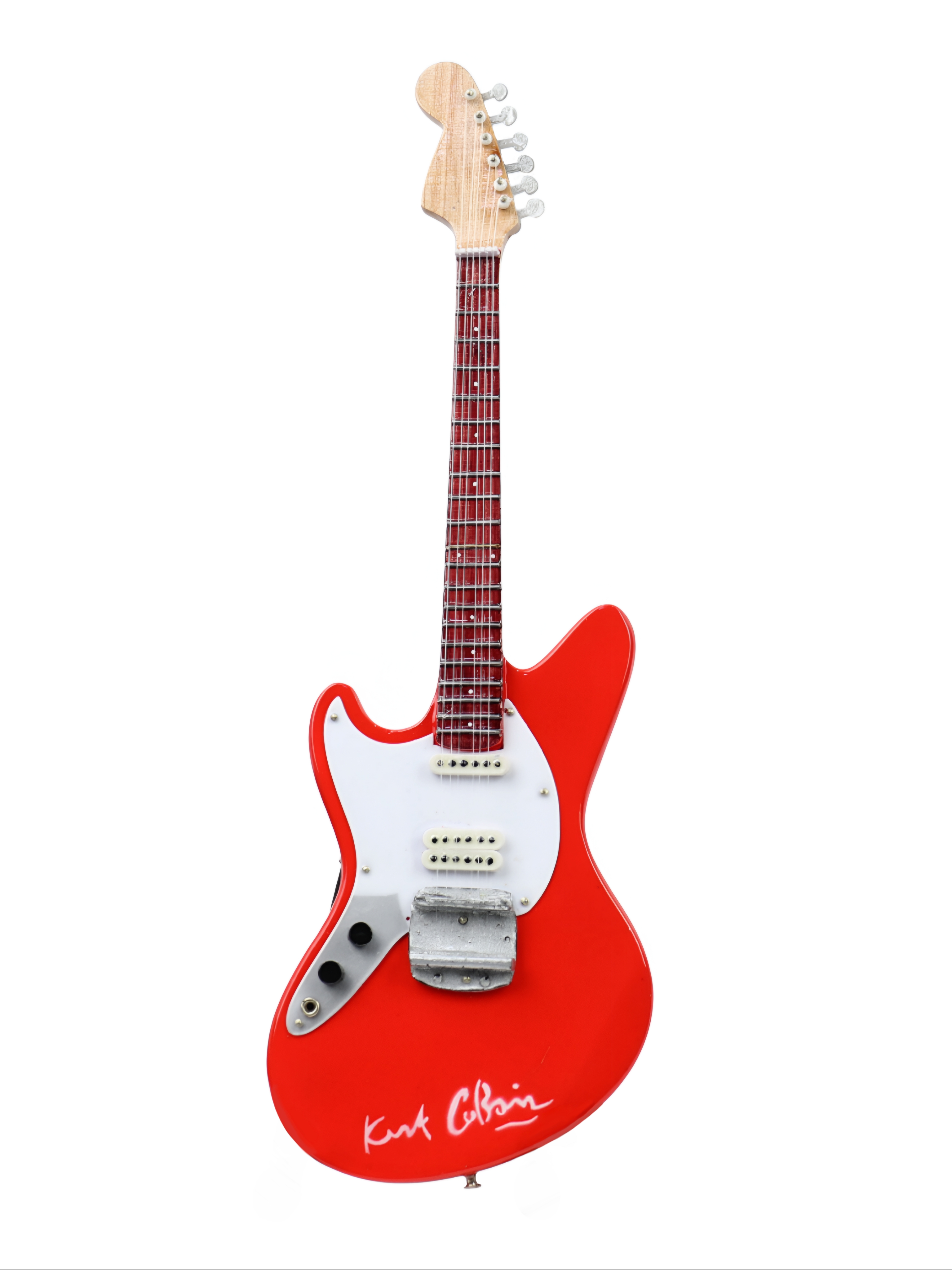 Сувенирная копия гитары в кейсе Kurt Cobain 3 - фото 2 - rockbunker.ru